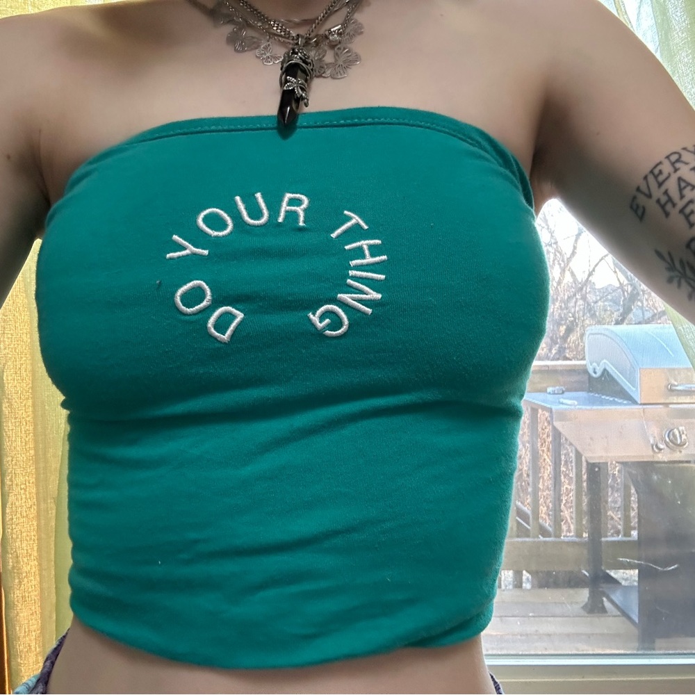 Do your thing bandeau top by mighty fine slightly worn!